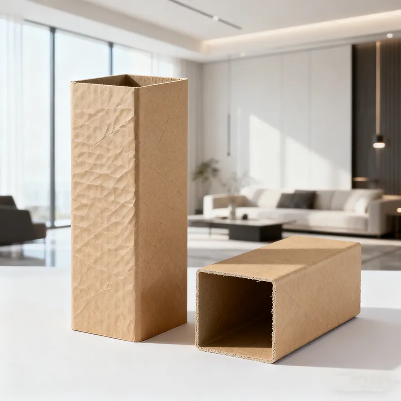 친환경 종이 사각 튜브